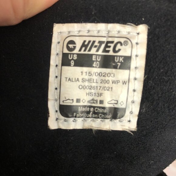 Hi-Tec‎ Talia Black Shell Puffer Waterproof Winter Snow Boots Sz 9 - Picture 13 of 15